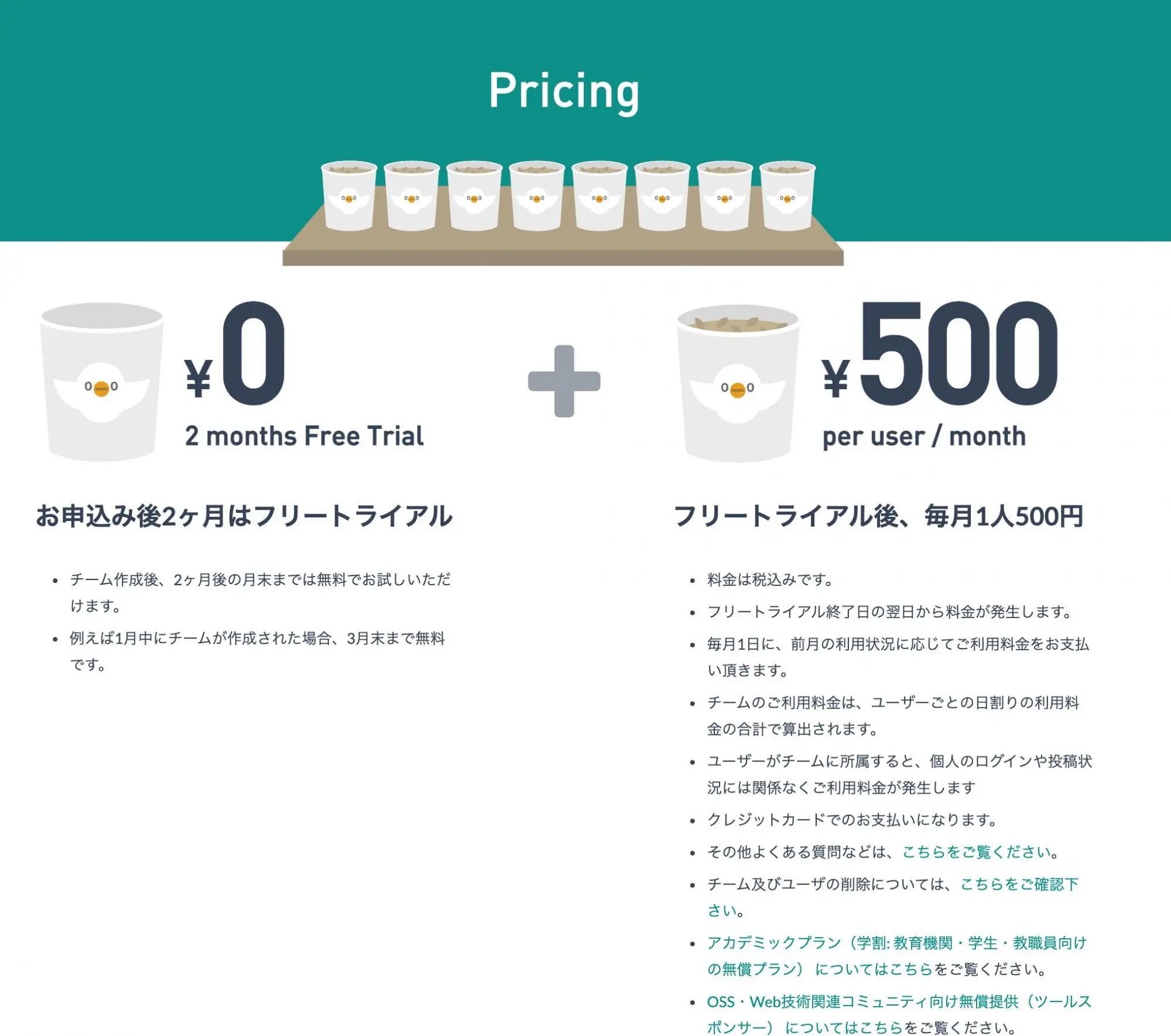 esa料金テーブル